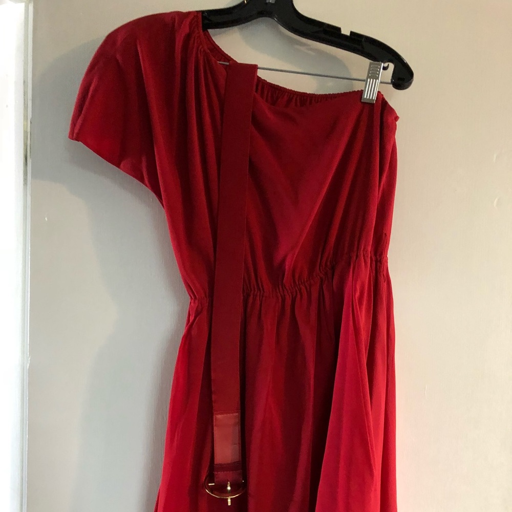 Alice + Olivia red dress